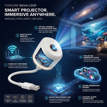 Proyector de luz nocturna Topacme®
